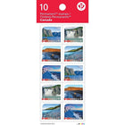 Postes Canada - Carnet de 10 timbres permanents-Mettez du piquant dans vos envois postaux intérieurs en affichant vos couleurs et votre fierté canadienne !