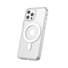 TUFF8 - Étui MAG pour iPhone 13 Pro - Transparent-Compatible avec les accessoires MagSafe et Wireless Charging.