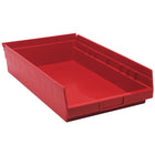 Quantum Storage Systems - Bacs De Rangement Pour Tablettes, 11-1/8po La X 4po H X 17-7/8po P, Rouge, Capacité 40 Lb, paquet de 5-Capacité 40 lb