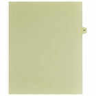 Mark Maker – Onglets séparateurs juridiques beiges, 1/15 onglets, format lettre, sans trous, numéro 50, 25/paquet-Onglets séparateurs beiges, 1/15 onglets