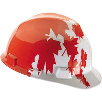 MSA - Casque De Sécurité Freedom Series, Suspension Rochet, Blanc/Rouge, paquet de 2-Certification(s) ANSI type I