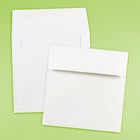 JAM Paper Enveloppes carrées, 8 x 8 (po), blanches, 250/paq.-Poids du papier : 28 lb.