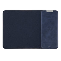 General Supply Goods + Co - Chargeur sans fil 10 W - tapis de souris enroulable - Bleu-Compatibles avec appareils et accessoires certifiés à la norme Qi
