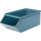 Stackbin, Bac En Acier, Cap. 100 Lb, 7-1/2po La X 15-1/2po P X 6po H, Bleu, paquet de 3-Capacité 100 lb
