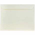 JAM Paper - Enveloppes Strathmore pour livret 10 x 13 - Vélin blanc naturel - paquet de 100-Enveloppe tissée blanche naturelle