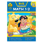 Cahier d'exercices scolaires BIG Math Grades 1-2-299 pages de classeur pour des heures d'activités d'apprentissage