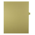 Mark Maker – Onglets séparateurs juridiques beiges, 1/15 onglets, format lettre, sans trous, numéro 21, 25/paquet-Onglets séparateurs beiges, 1/15 onglets