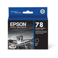 Epson - T078 Cartouche d'encre - Capacité standard - Noir-Noir  