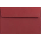 JAM Paper Enveloppes A9 nuances foncées, rouge foncé, 250/paquet-Enveloppes simples en papier rouge foncé