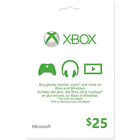 XBOX â€“ Carte-cadeau de 25 $-Les récompenses Air Miles ne s'appliquent pas sur l'achat de cartes-cadeaux.