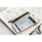 Moleskine - Ensemble de Smart Notebook à couverture rigide et Smart Pen 3 - Grand - Ligné - Noir-Dimensions : 1,339 pouces x 10,945 pouces, Portrait