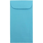 JAM Paper Enveloppes à monnaie nº 7, 6,5 x 3,5 po, papier recyclé Brite Hue bleu, 1000/paquet-Enveloppes à monnaie