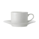 Maxwell & Williams – Tasse droite et soucoupe, blanc, paq./4-Verres, tasses et gobelets
