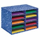 Trieur Fellowes Banker Box à 10 compartiments pour la classe-Construction stratifiée haut de gamme avec étiquettes (incluses) pour une identification rapide