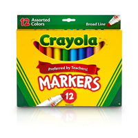 Crayola - Marqueur - Couleurs variées - Paquet de 72 (BIN587712)-Excellent pour le coloriage de grandes surfaces