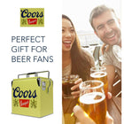 Coors Banquet - Glacière rétro avec ouvre-bouteille - 13 L-Extérieur rouge antirouille accrocheur