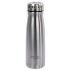 PURE Drinkware - Ensemble de verre, gourde et gobelet à café, gris-Double paroi: isolé sous vide, garde votre boisson au froid pendant 24 heures et au chaud pendant 12 heures