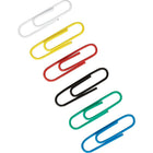 Staples - Trombones standard recouverts de vinyle, couleurs variées, paquet de 100-Les trombones en vinyle glissent facilement et ne laissent jamais de marques sur vos documents