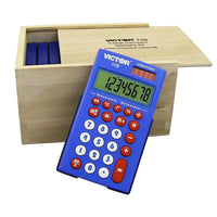 Victor – Ensemble pour enseignants, 10 calculatrices, 108TK-Portatif; 8 chiffres
