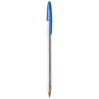 BIC® - Stylos à bille Cristal®, 1,0 mm, bleu, paq./12-Avec la technologie d'encre Easy-Glide - jusqu'à 35 % plus doux en comparaison avec les systèmes d'encre de stylo à bille courants de BIC