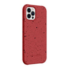Axessorize - Mellow Bio Case Compostable Apple iPhone 12/12 Pro - rouge-Fabriqué à partir de matériaux d’origine végétale – 100 % biodégradable et compostable. Zéro déchet!