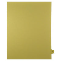 Mark Maker – Onglets séparateurs juridiques beiges, 1/15 onglets, format lettre, sans trous, numéro 149, 25/paquet-Onglets séparateurs beiges, 1/15 onglets