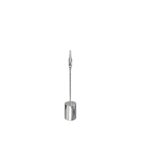 Futech – Porte carte PCH004 de 4 po, acier inoxydable, paq./10-4 haut. x base de 1 prof. (po)