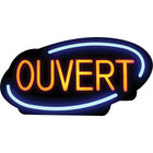Royal Sovereign® – Enseigne à DEL Ouvert, français-Éclairage DEL brillant illuminant une enseigne en acrylique durable
