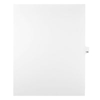 Mark Maker – Onglets séparateurs juridiques blancs, 1/25 onglets, format lettre, sans trous, numéro 138, 25/paquet-Onglets séparateurs blancs, 1/25 onglets