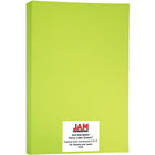 Jam Paper Papier cartonné, format tabloïde, Astrobright Fireball, Vert Lime, 50 feuilles/paquet-Papier cartonné ASTROBRIGHTS vert lime, idéal pour le collimage et la conception d’affiches