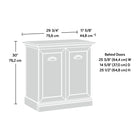 Sauder - 435766 La Collection Sonnet Springs Meuble d’appoint - Finition Pebble Pine-9