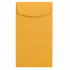 JAM Paper #6 Enveloppes recyclées Coin Commerciales - 3 3/8" x 6" - Kraft brun - Paquet de 100-Couleur : Kraft Brun