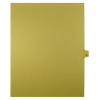 Mark Maker – Onglets séparateurs juridiques beiges, 1/25 onglets, format lettre, sans trous, numéro 39, 25/paquet-Onglets séparateurs beiges, 1/25 onglets
