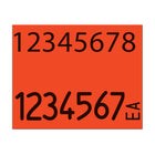 Garvey - Étiquettes de prix et de codes 1136 Monarch - 2 lignes - Rouge- 2 roul. de 1750 (098615)-Dimensions: 4,33 L x 7,68 L x 1,97 H po
