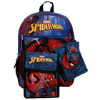 Bioworld Ensemble de sac à dos 5 pièces - 16 po - Spider-Man Logo Personnages-Caractéristiques: Bretelles réglables pour plus de confort. Fabriqué à partir de tissu durable de haute qualité qui permet un nettoyage facile.