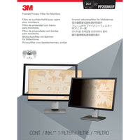 3M - 20 po Filtre de confidentialité pour moniteurs ACL/à écran cathodique de bureau 3MF, avec cadre, 50,8 cm-La technologie de micropersiennes procure une confidentialité efficace de calibre mondial bloquant la visibilité latérale à des angles de visionnement supérieurs à 60 degrés.