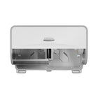 Kimberly-Clark - Distributeur de 2 rouleaux horizontaux de papier hygienique en rouleau standard ICON, plaque mosaïque blanc-Le système de distribution ICON de KCP offre six finis décoratifs qui rehaussent l’esthétique de vos salles de bain au même niveau que le reste de votre installation
