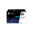 Cartouche de toner HP LaserJet HP 80A noir double-Noir