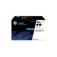Cartouche de toner HP LaserJet HP 80A noir double-Noir