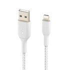 Câble Belkin Lightning vers USB-A 3' - Blanc-Testé pour sa résistance à plus de 10 000 plis