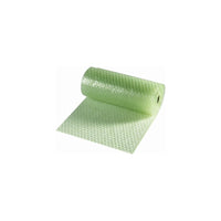 Crownhill - Papier à bulles écologique - Perforé tous les 12 po - Vert - 3/16 po - 12 po x 25'-Remplissage de vide, protection du produit
