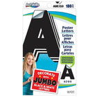 ArtSkills Le gèant Repositionnable Lettres pour Affiches-Lettres et chiffres repositionnables en noir et blanc