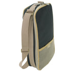 Cathay Importers – Sac à vin (EC-06-2607-BLK)-Fabriqué en polyester noir de 600 deniers doté d'une garniture en micro suède beige