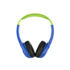 Wicked Audio - Tricky Tike BT Casque D'Écoute de 85 dB Sécuritaire pour les Enfants - Bleu-Bluetooth : 32 ft / 10m