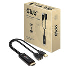Adaptateur actif Club 3D HDMI vers DisplayPort 4K60Hz M / F-Adaptateur idéal pour HDMI pour afficher sur 60 Hz (jeux)