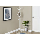 Monarch Specialties - 2059 Patere - Metal Blanc-Dimensions du produit: 70.25 po H x 17.75 po L x 17.75 po L