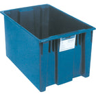 Quantum Storage Systems - Contenants Stack & Nest, 15po x 29,5po x 19,5po, Bleu-Couleur Bleu