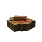 NSSCAN - Boîtes pour pièces de 25 cents - paquet de 50-Boîtes ondulées pliables, imprimées en orange