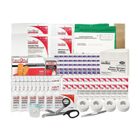 Trousse de premiers soins Fédérale First Aid Central règlementaire de Type C - Remplissage-Pour 6 travailleurs ou plus et où le secouriste a au moins un certificat de secourisme standard.
