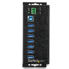 StarTech Hub USB 3.0 industriel à 7 ports - Protection contre DES et les surtensions jusqu'à 350 W-Protection contre les surtensions de 350 W sur les ports USB de charge ascendants et descendants